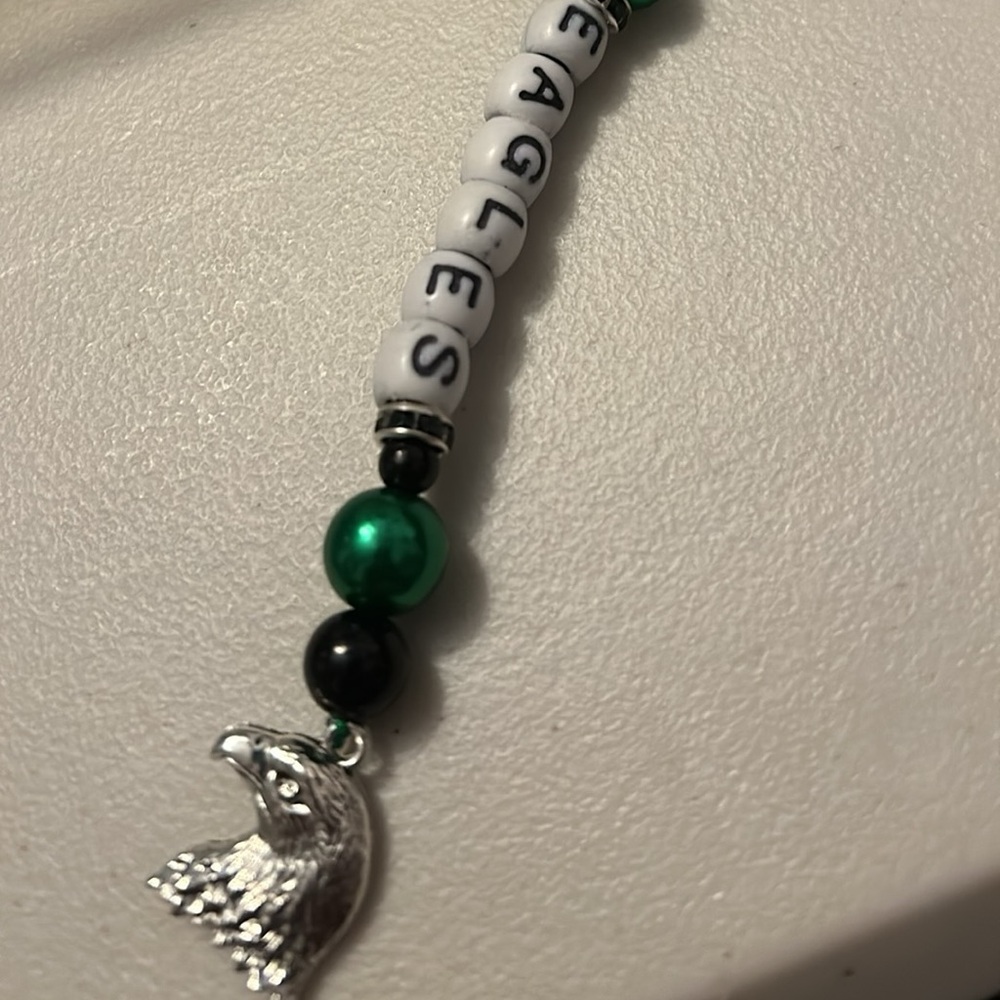 Eagles keychains and bracelets